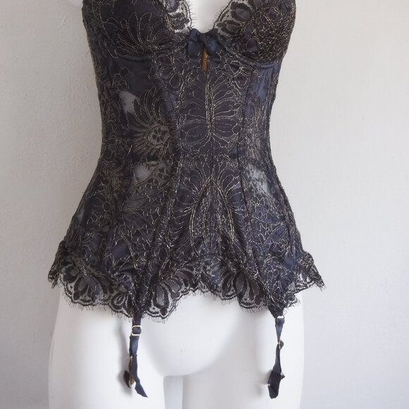 Agent Provocateur Black Lace Shapewear - Picture 2 of 8